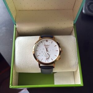 Cheers Kate spade watch, with a navy band like new also smart watch